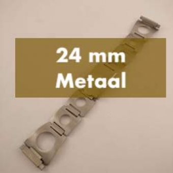 Goedkope Horlogebanden 24 mm, Leer en Staal - van Vintage tot Modern - ZGAN-Horloges.nl