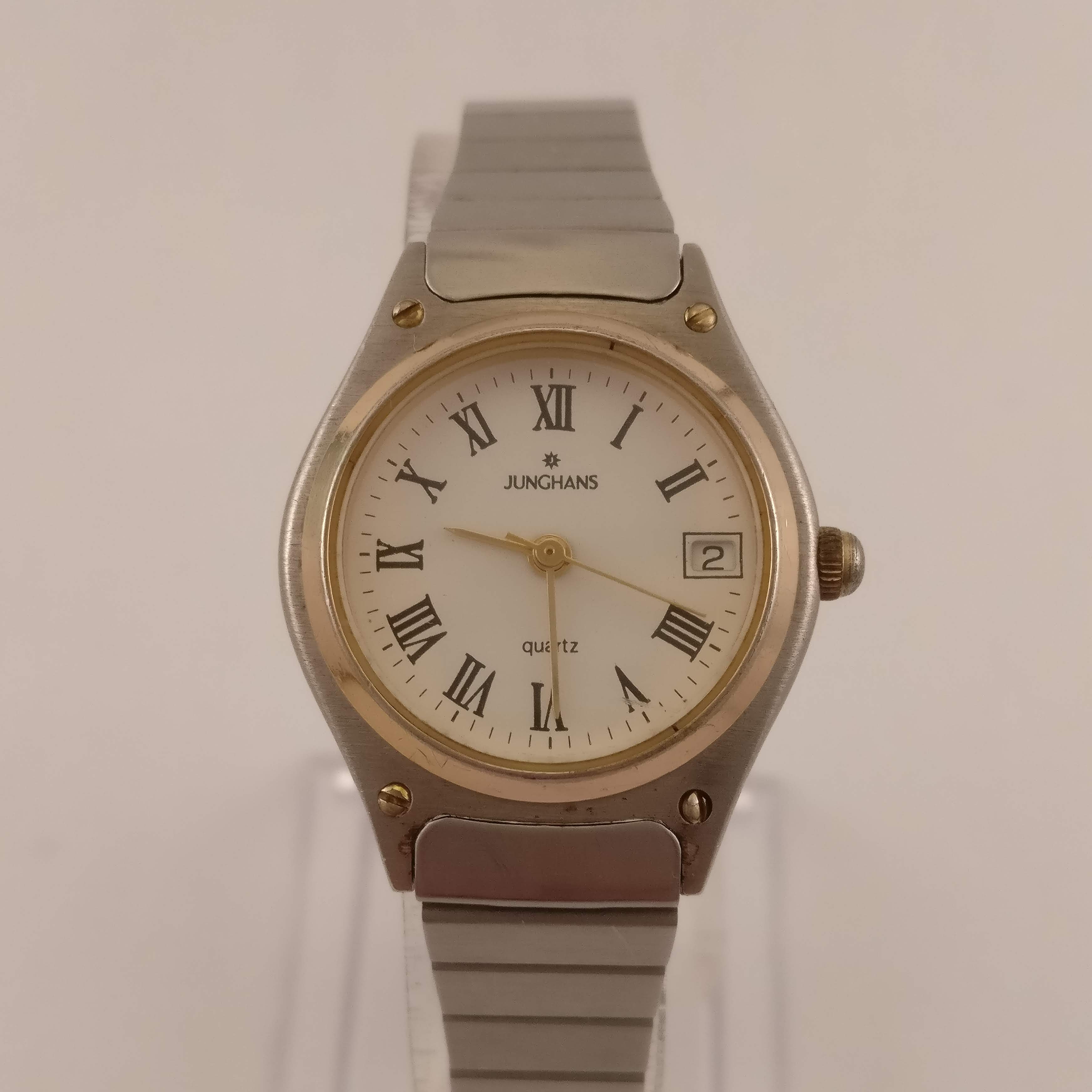 Junghans Vintage Dames Horloge, Romeinse Cijfers, Voorkant