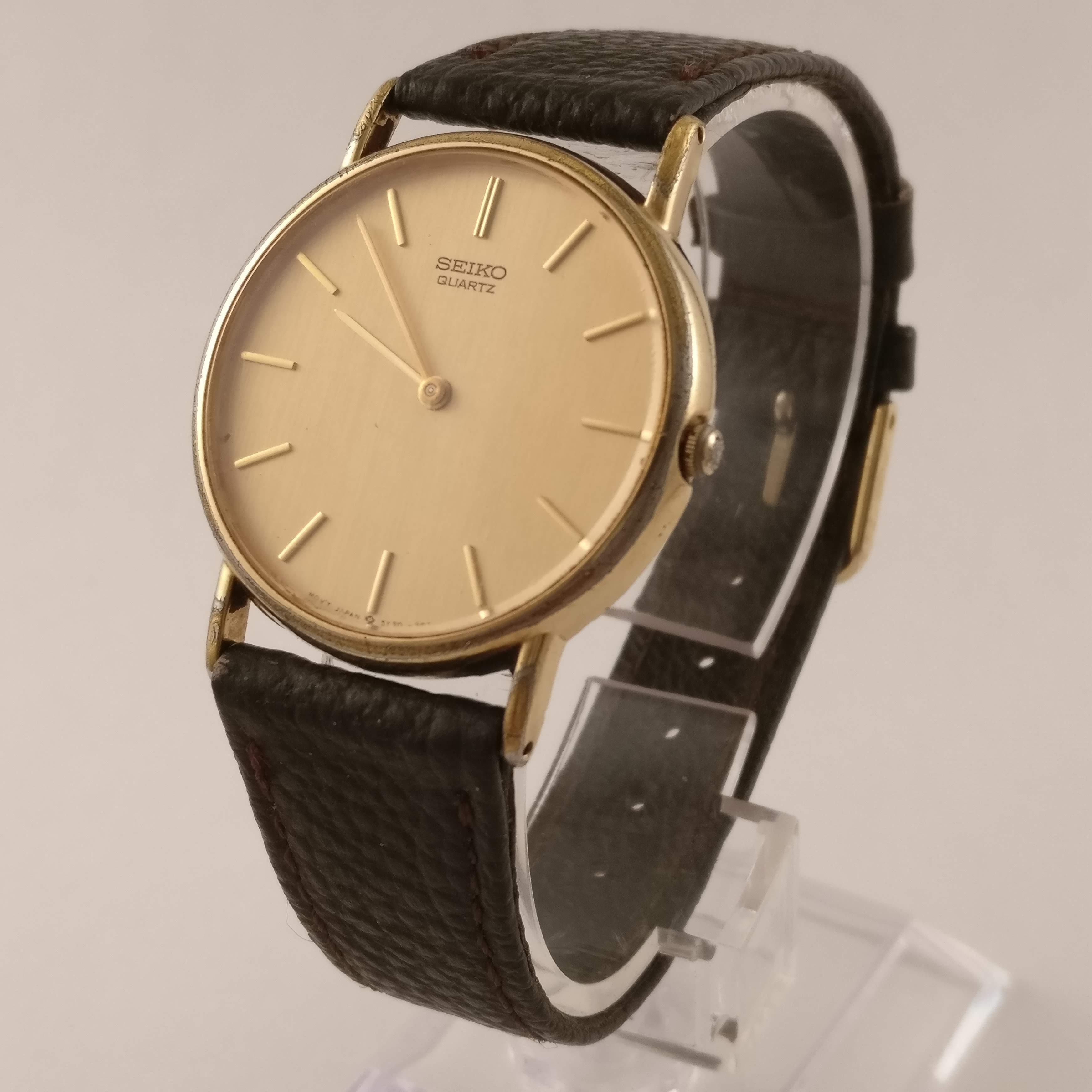 tekort niezen Onderdompeling Seiko Slim Design Vintage Horloge
