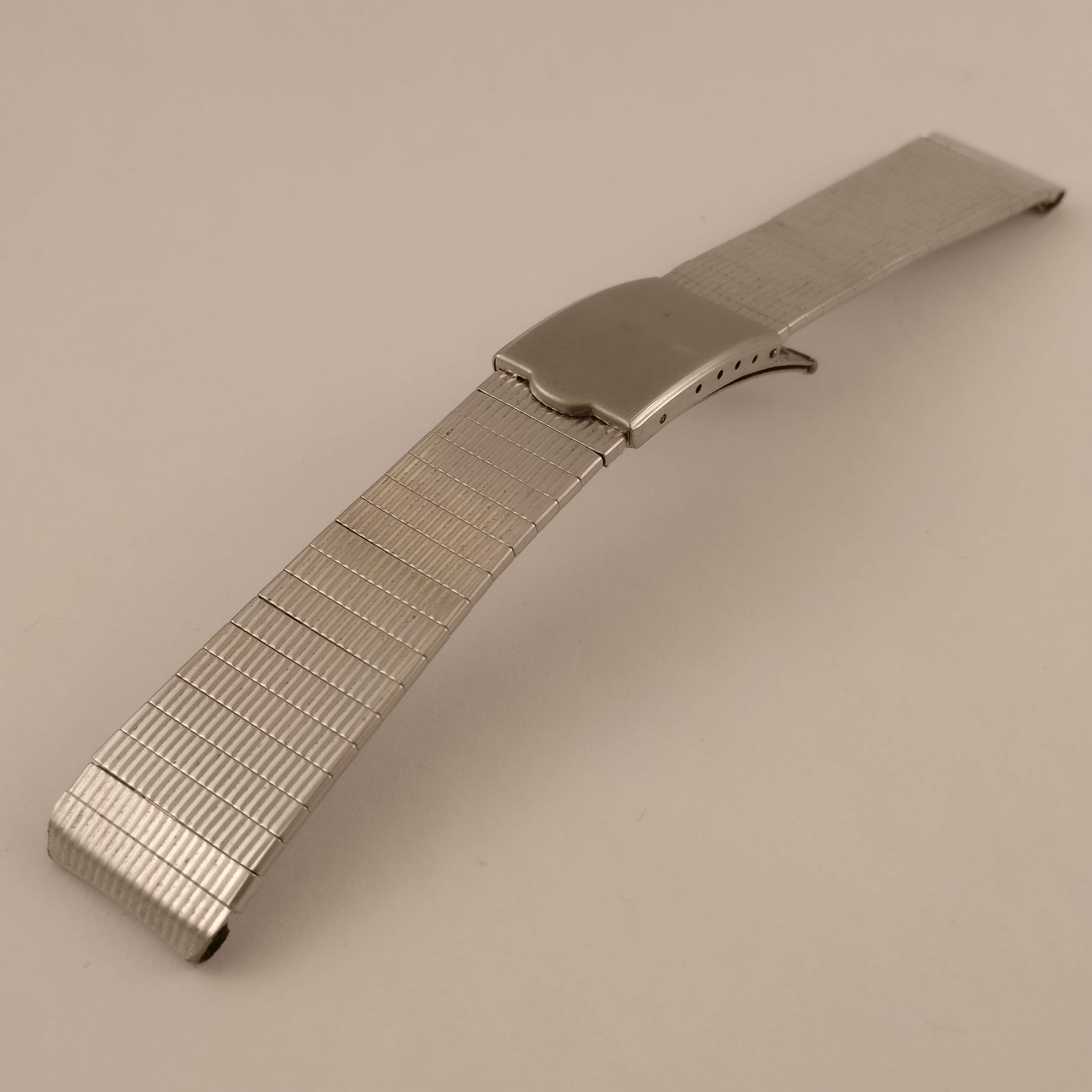 Stalen Horlogeband, vouwsluiting, 20 mm