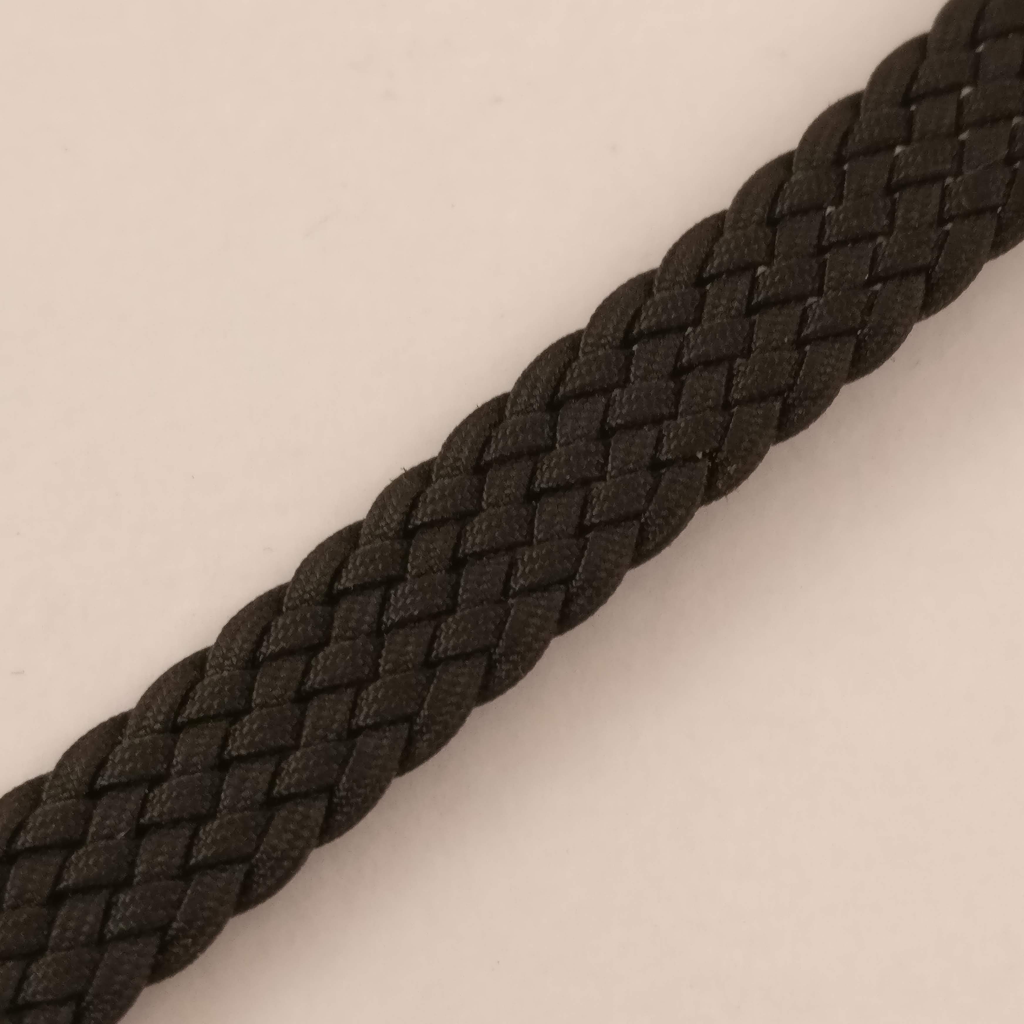 Nylon Horlogeband 12 mm, Beige, Rood of Zwart