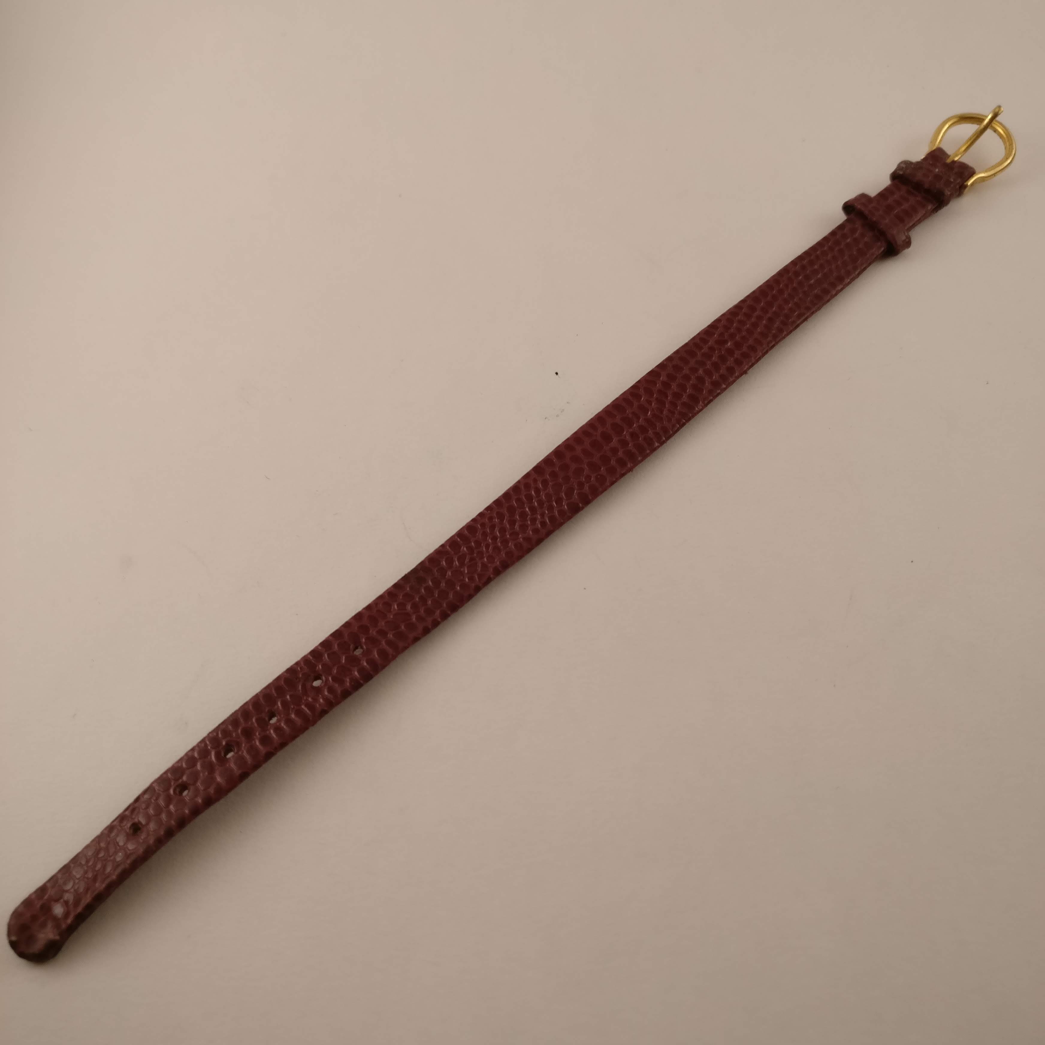 Extra lange Horlogeband, bruin, 11 mm
