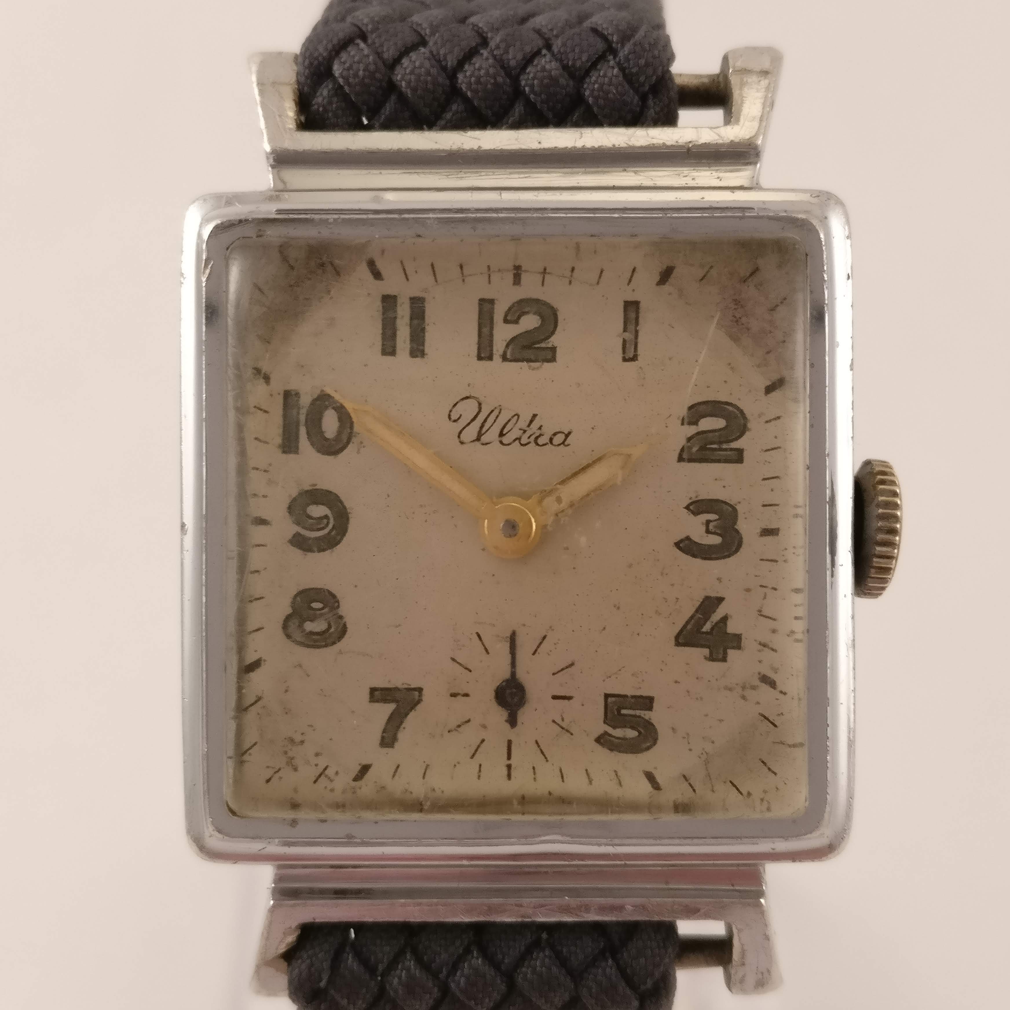 Ultra Vintage Heren Horloge, Voorkant