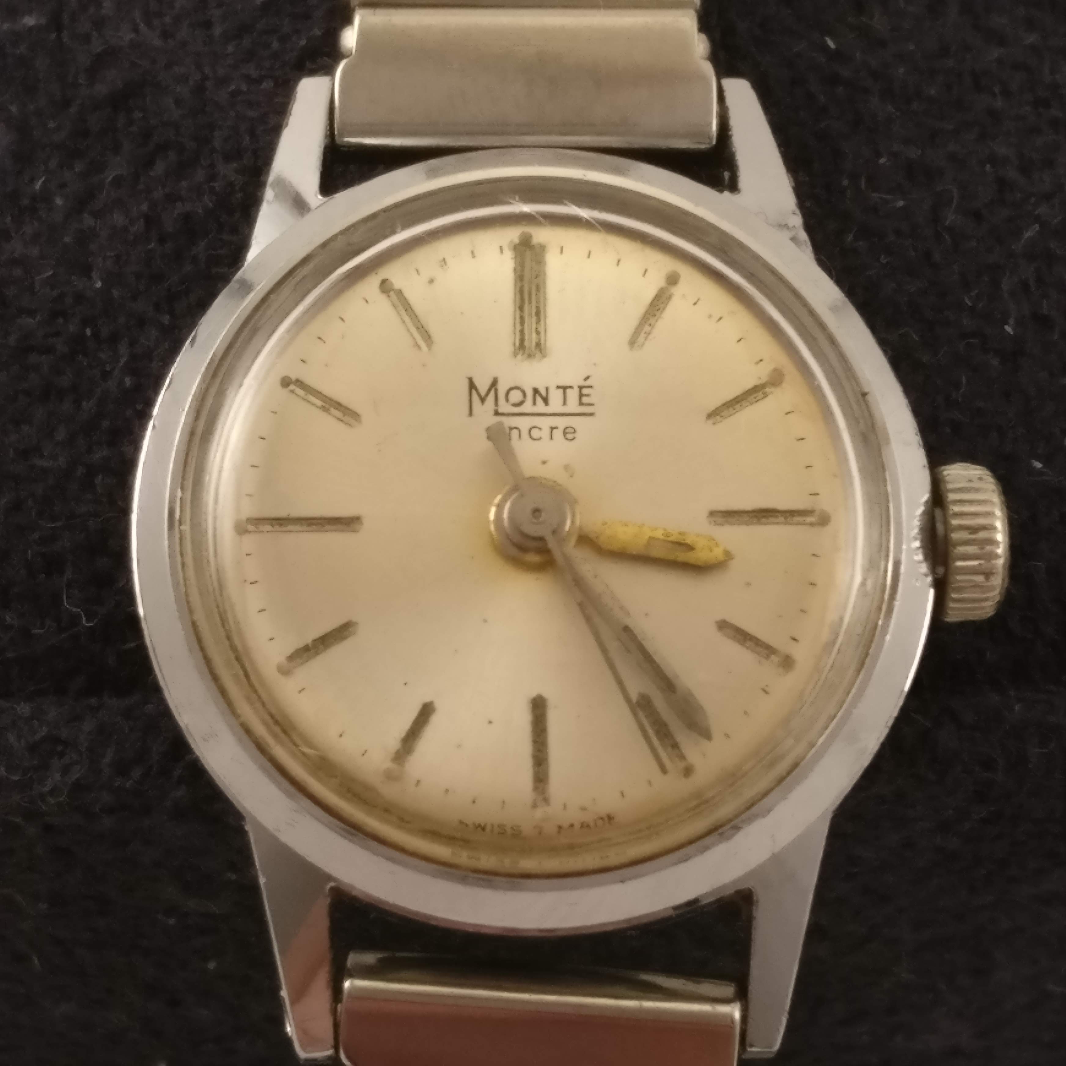 Monté Ancre Vintage Dames Horloge, Voorkant