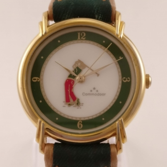 Golf Horloge, Voorkant