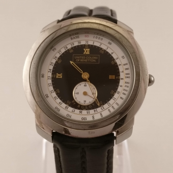 Benetton Heren Horloge, Voorkant