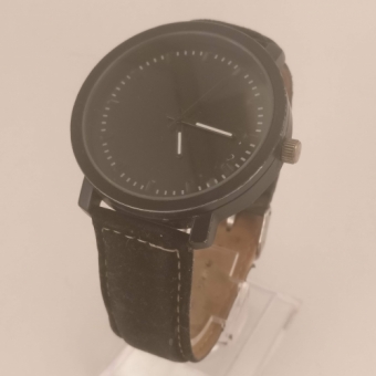Zwart Oversized Heren Horloge, Rechterkant