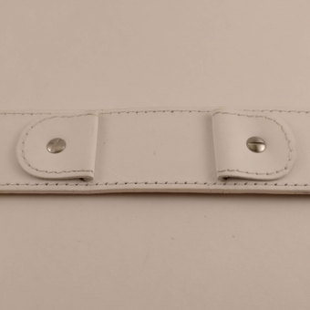 Witte Horlogeband, brede band, detail