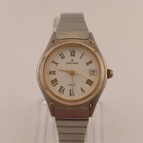 Junghans Vintage Dames Horloge, Romeinse Cijfers, Voorkant