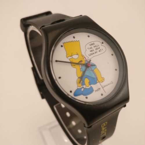 Bart Simpson Heren Horloge, Linkerkant