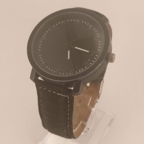 Zwart Oversized Heren Horloge, Rechterkant
