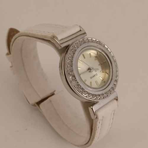 Dames Horloge, Witte band, Linkerkant