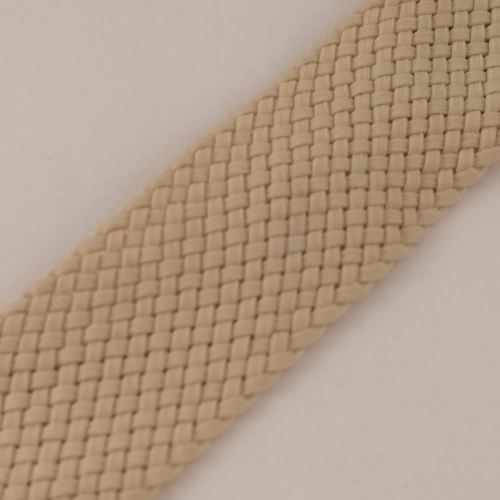 Nylon Horlogeband 18 mm, Beige of Wit