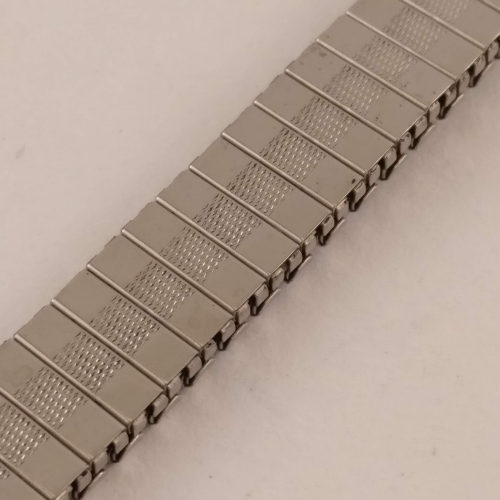 Metalen Rekband, 10-14 mm, licht reliëf