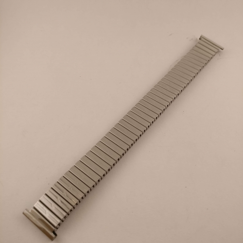 Metalen Rekband, licht reliëf, 18 mm
