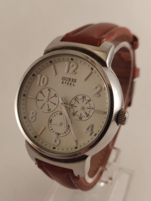 Guess Steel Heren Horloge