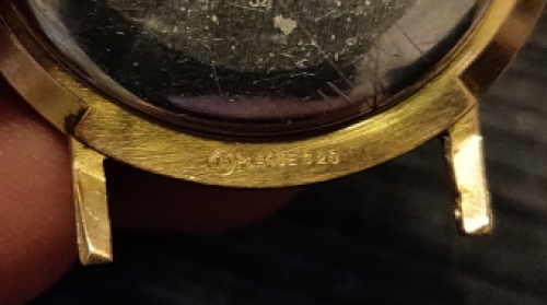 Sandoz Vintage Gouden Heren Horloge