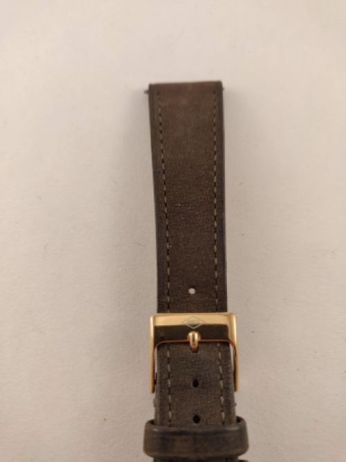 AWCo Heren Horlogeband, Donkerbruin, Suede, 20m m