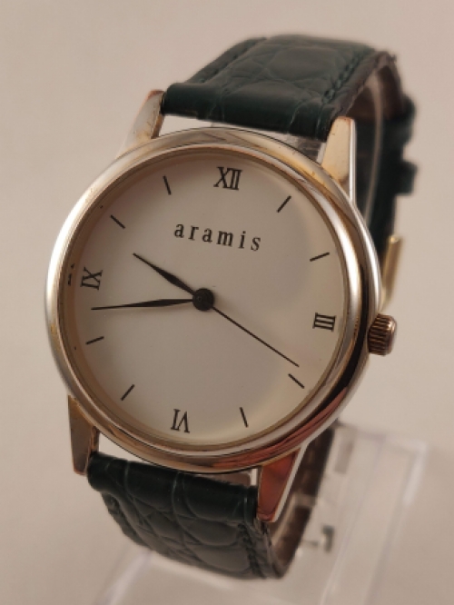 Aramis Dames Horloge, Romeinse Cijfers, Groene Band