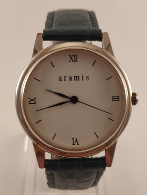 Aramis Dames Horloge, Romeinse Cijfers, Groene Band