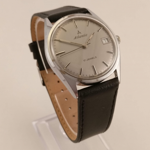 Atlantic Classic Vintage Heren Horloge, Linkerkant