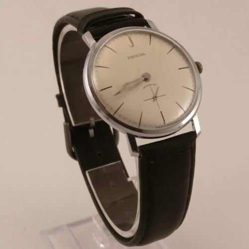 Prisma Vintage Heren Horloge, Linkerkant